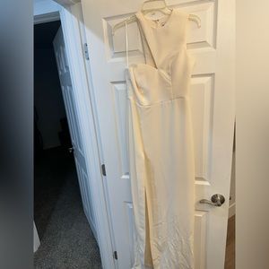 Long off white dress
